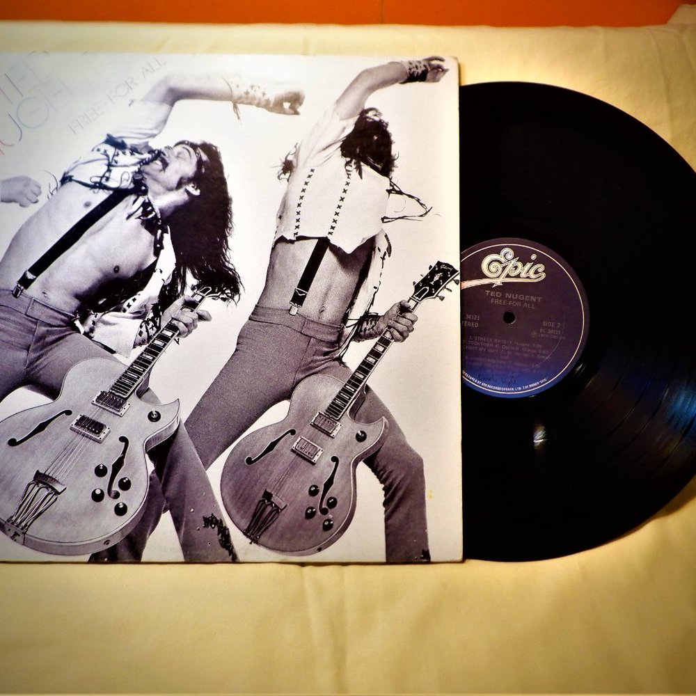 *** TED NUGENT *** Free for All (Gatefold Vinyl 1976)